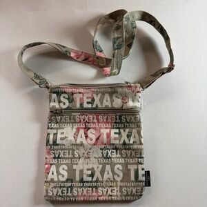 Robin Ruth Texas Floral Canvas Crossbody Bag – New